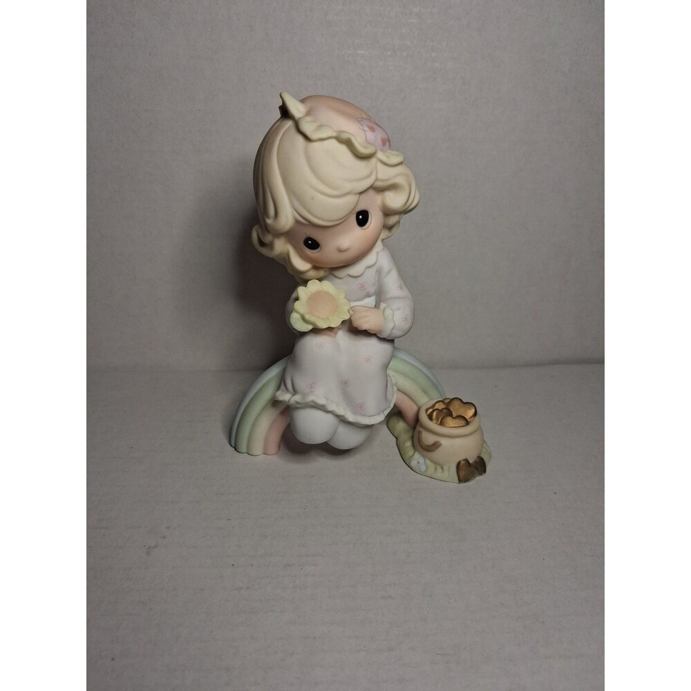 Precious Moments "Dreams Really Do Come True " Porcelain Figurine (1994)#5